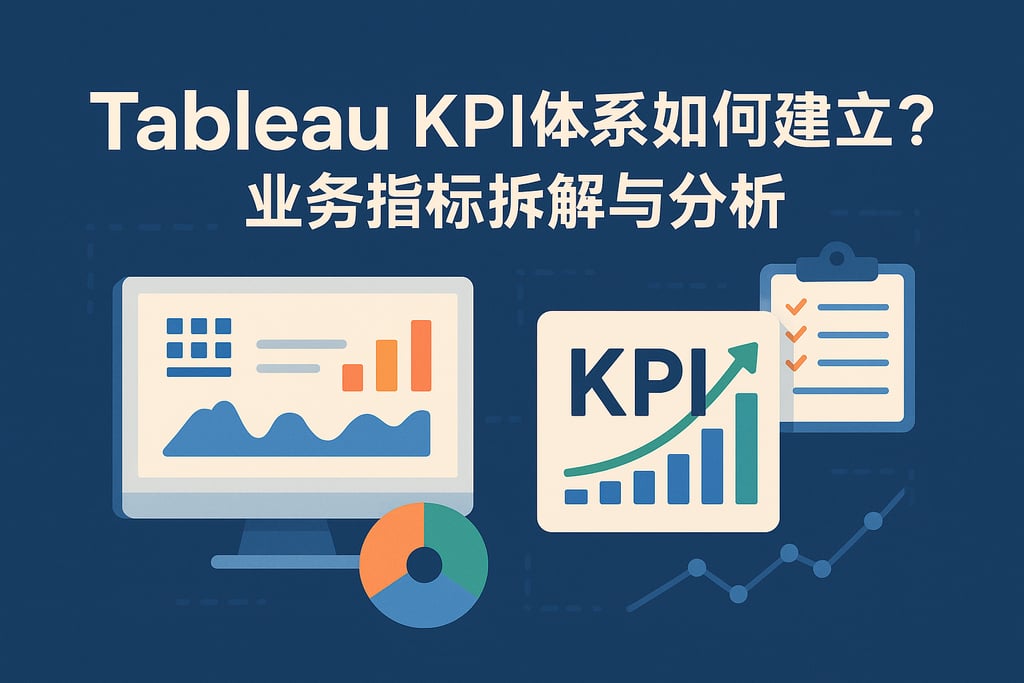 Tableau KPI体系如何建立？业务指标拆解与分析